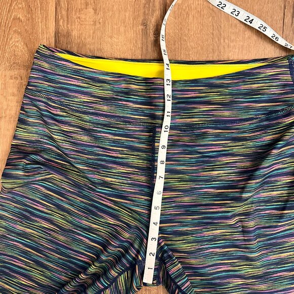 Land’s End Active Yoga Pants Space Dye Navy Sz L (14/16) - Picture 5 of 10